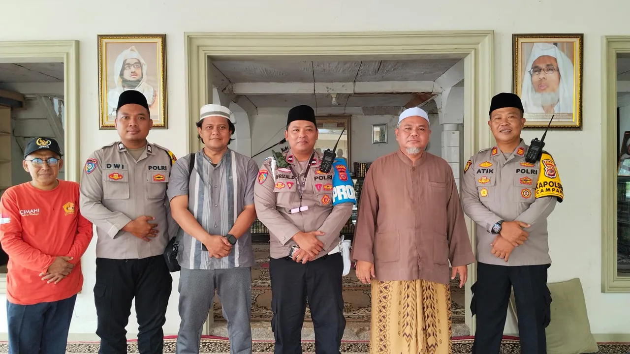Kapolsek Campaka Perkuat Sinergi dengan Ulama, Sambangi Ponpes Al Haromain