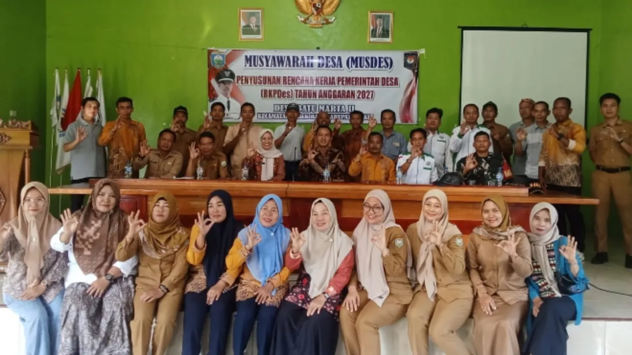 Musyawarah Desa Di Desa Batumarta ll untuk Penyusunan RKPdes Tahun 2027, Berlangsung Sukses